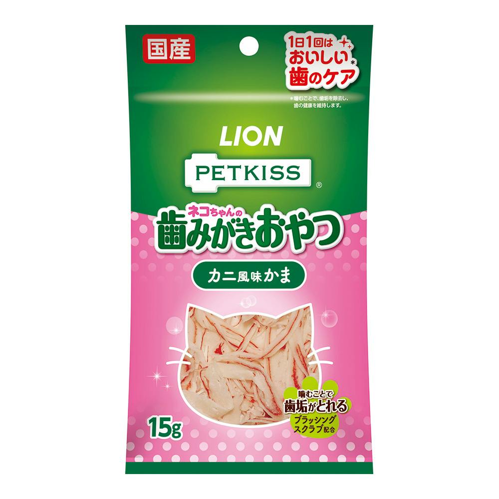 PETKISS 潔牙零食 (蟹味片) (貓用) 15g 4903351002708