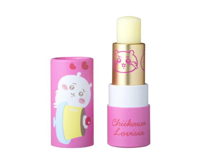 Chiikawa 吉伊卡哇 潤唇膏 3.5g（布丁味／粉色款） 4582547933585