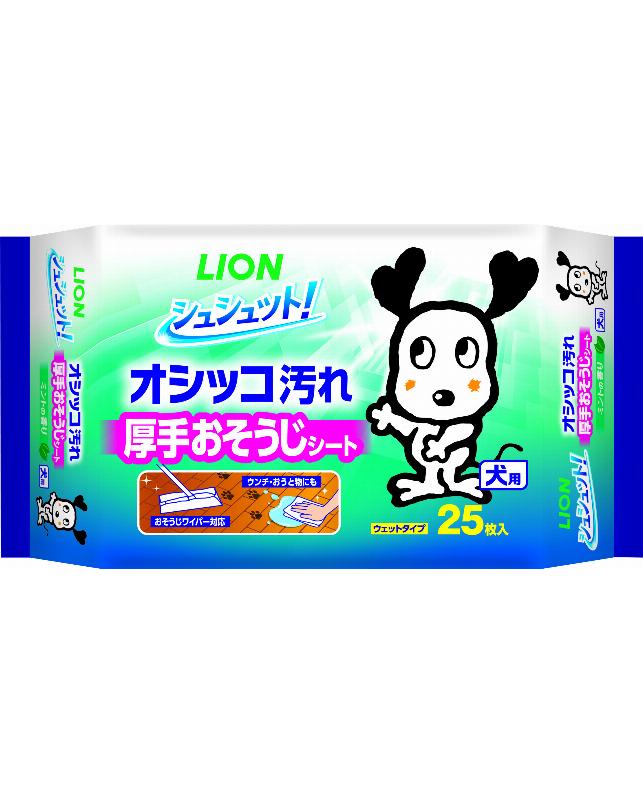 Shushutto 家居用尿臭清潔濕紙巾 (犬用) 25片 4903351008120