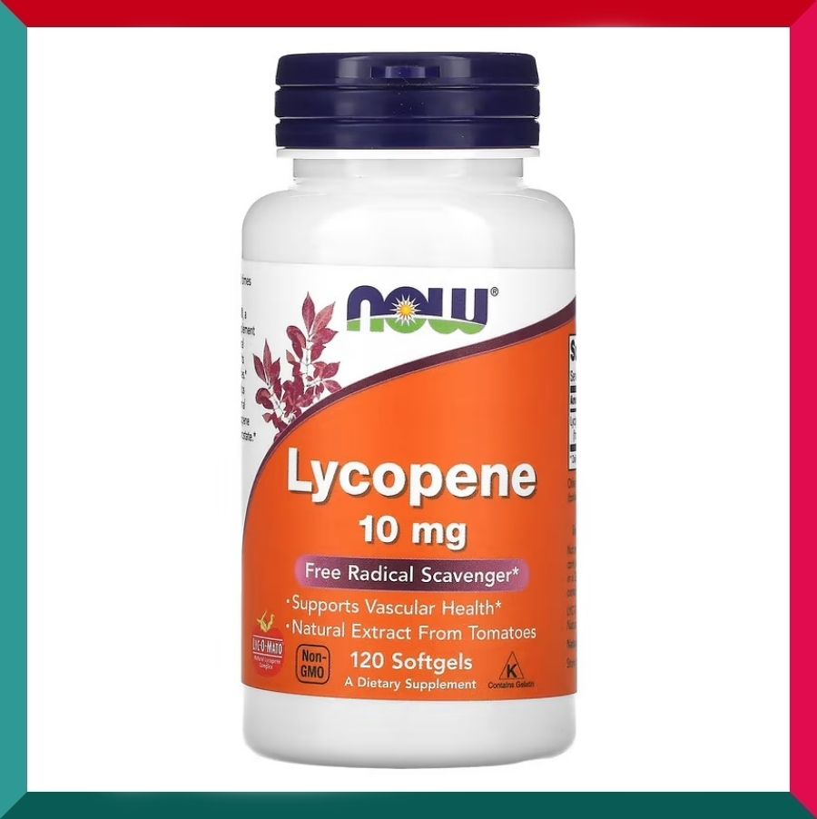 NOW Foods - 美國LYC-O-MATO 專利 番茄紅素10毫克120粒液素食態軟膠囊 前列健康 抗氧化 GMP品質 平行進口 (效期: 01/2027*)