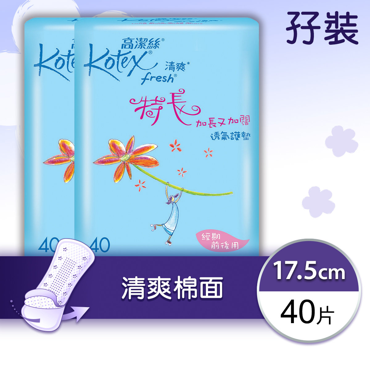 高潔絲 - Comfort Soft Air Thin 24cm 極薄日用衛生巾 15片 (千萬透氣孔趕走焗促悶熱, 極薄 0.06cm零感體驗, 超強防漏, M巾,特薄衞生巾)
