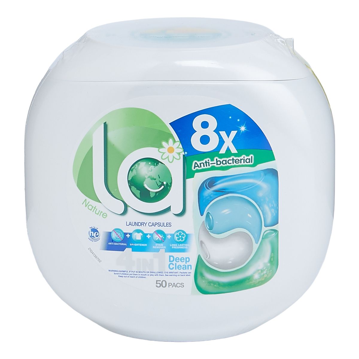  威露士 - 威露士La天然4合1洗衣珠50粒裝 [內地版-平行進口]